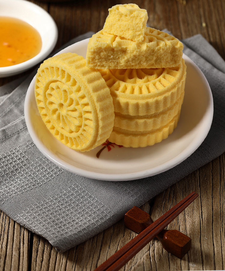 淮山薏米饼广式点心山糕点粗粮代餐儿童早餐广东传统手工饼特产黑米80