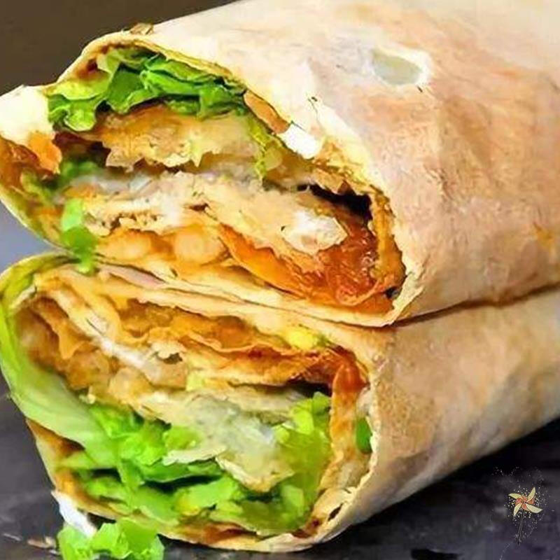 当兵仁粗粮煎饼五谷杂粮手工煎饼果子谷物水果煎饼卷卷五粮味 125g