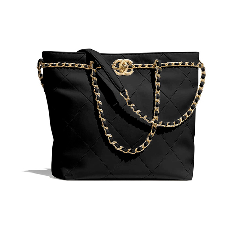 买手代购chanel香奈儿女包复古tote系列小号购物袋单肩包手提包as2374