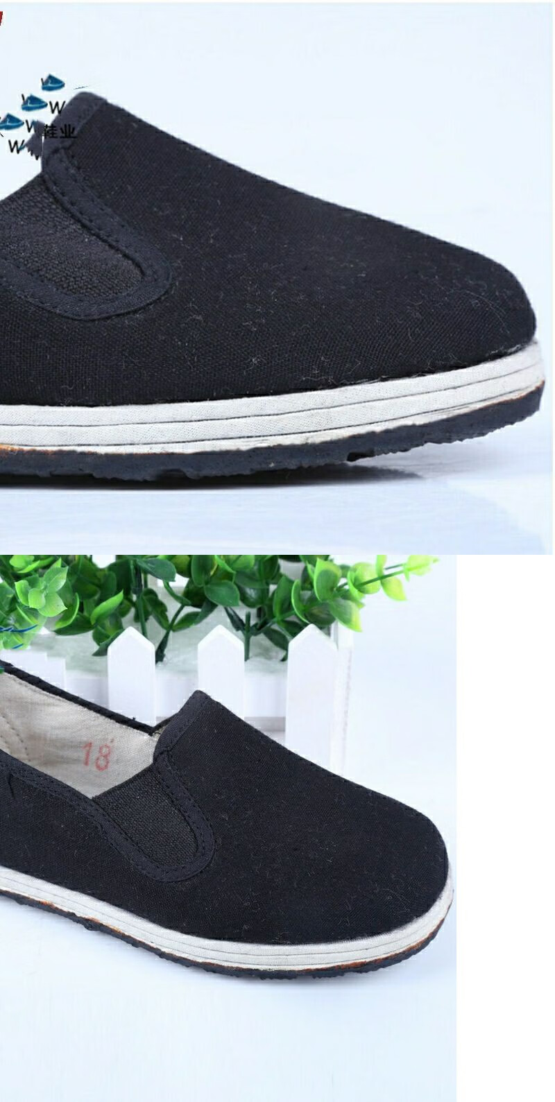 儿童老北京手工布鞋男童黑布鞋透气千层底布鞋男板鞋八路军演出鞋