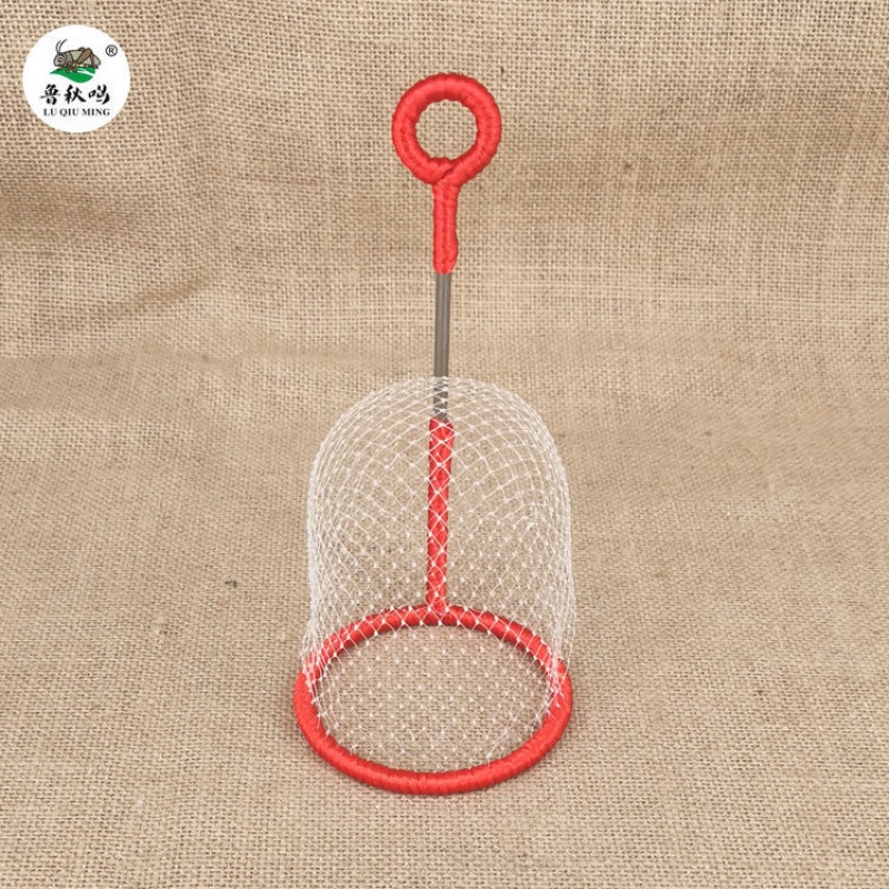 【京选推荐】捕捉斗蟋蟀蛐蛐鸣虫爬虫用品用具 304捉网 高尖抓网大口