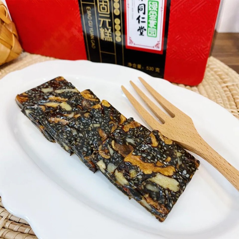 南京同仁堂阿胶固元膏固元糕红枣枸杞黑芝麻核桃营养丰富男女通用营养