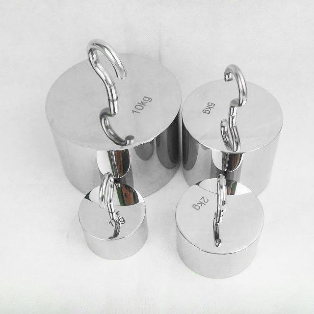 带钩单吊勾不锈钢砝码牛顿n法码拉力lb1kg2kg3kg5kg10kg20kg单钩50g