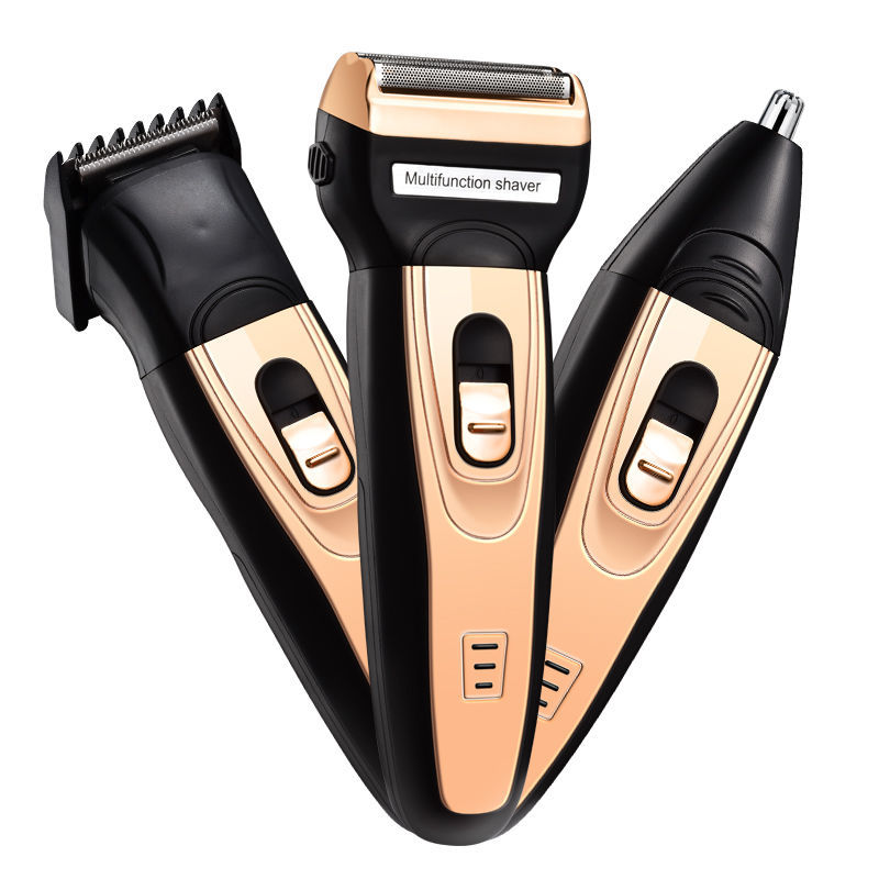 2021新款德国三合一多功能剃须刀电动充电式刮胡须刀男鼻毛理发器韵果