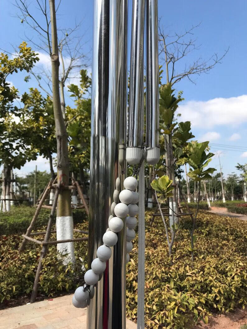 旗杆配件 升旗杆挂旗杆 红旗升降杆旗帜挂杆 升降旗杆套杆带杆 3号双