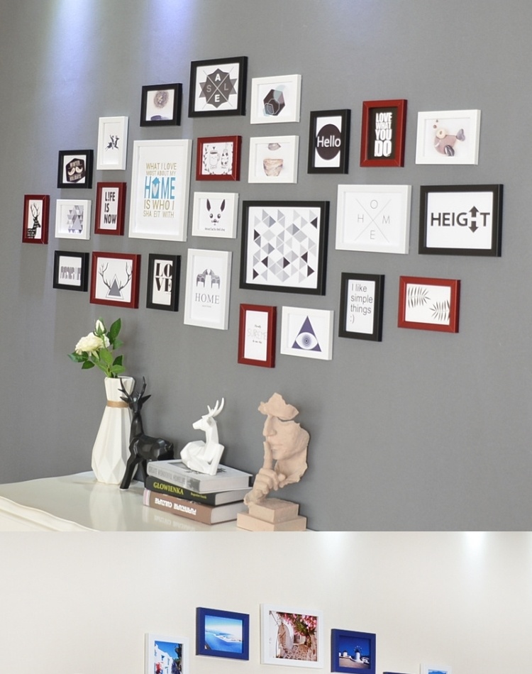 2021新款团队员工风采照片墙 团队文化墙办公室装饰员工风采公司创意