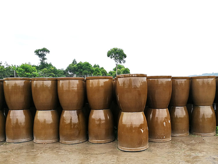 米缸老式土酿酒发酵缸水缸家用储水醋酱缸腌酸菜大缸米缸天然造景容水