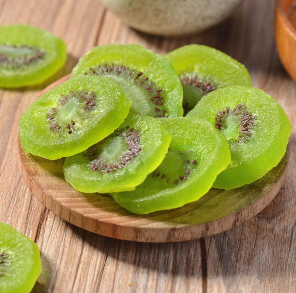 维果干猕猴桃干5001000克果脯奇异果零食蜜饯干果陕西特产绿片2斤2包