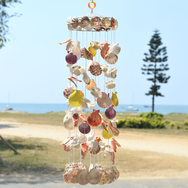 风铃制作材料 天然海螺贝壳风铃材料包diy礼品亲子活动手工制作儿童小