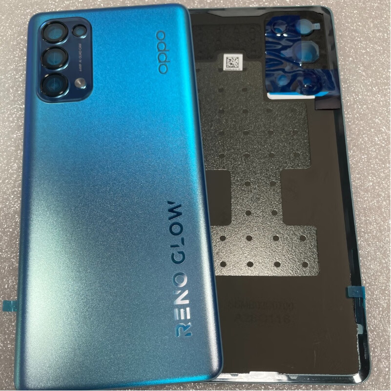 仁尼荧阙适用opporeno5k后盖玻璃reno5pro后壳玻璃外壳后壳reno5月夜