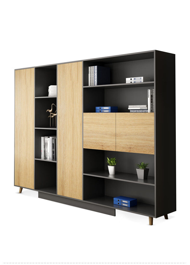 莎庭 办公家具高柜装饰柜矮柜储物柜档案资料柜木质柜子办公柜yg-s