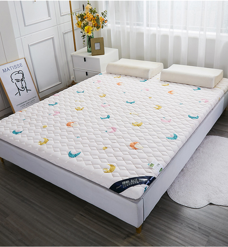 地铺睡垫夏天冰丝床垫软垫家用夏季夏天冰凉感可折叠打地铺睡垫神器床