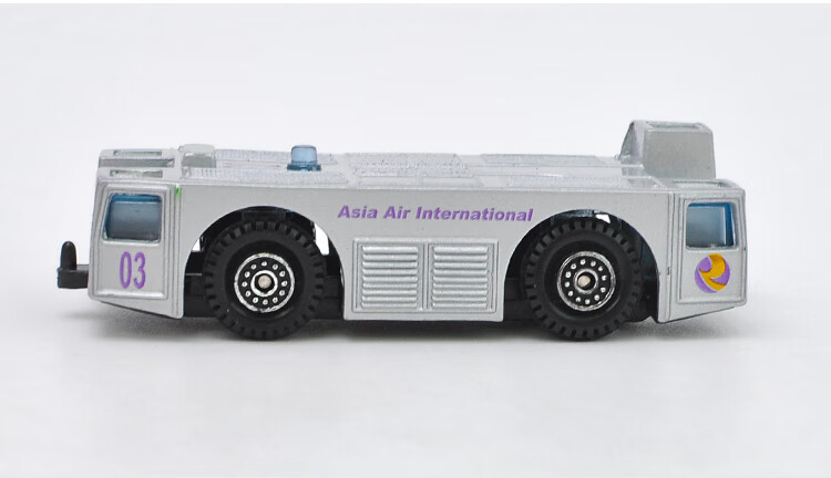 160机场摆渡车登机车机场行李车合金小汽车车模凯史拖车wl9511拖车