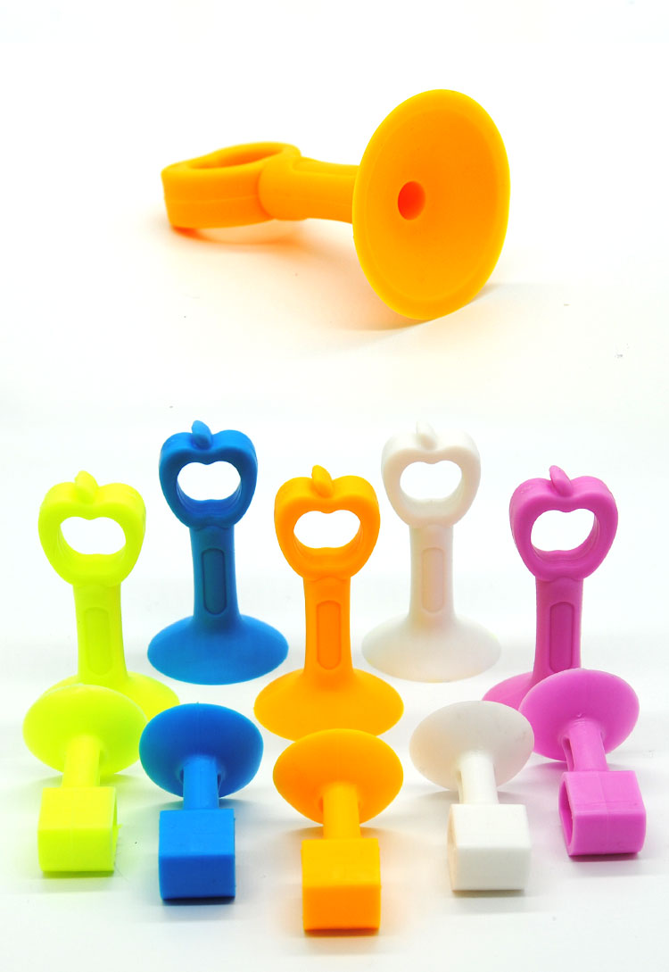 加大型75高门吸门把手门吸贴免打孔卫生间橡胶门吸防撞塑料门吸白色6