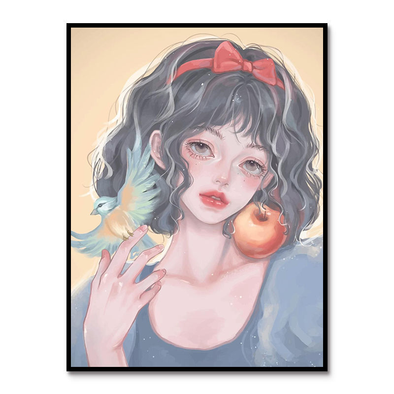 绿野客 数字油画定制创意 动漫十二星座女孩 射手 白羊 双子座diy数字