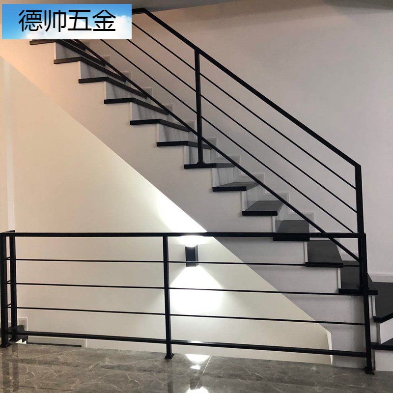 扶手简约现代实木防护栏阁楼走廊围栏杆家用室内阳台飘窗楼梯扶手栏杆