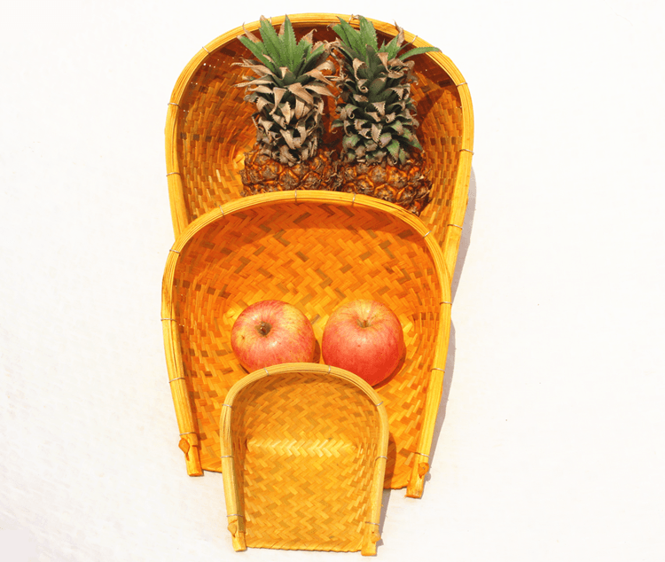 三木农资专营店 手工编织竹谷斗 竹畚斗 铲茶装茶竹斗 谷擦 竹制品