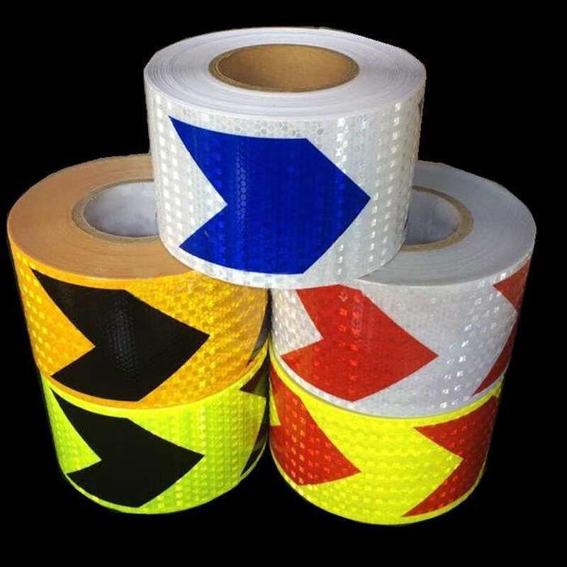 大货车反光板车辆尾部标志贴箭头反光贴导向标大货车反光贴条货车保险