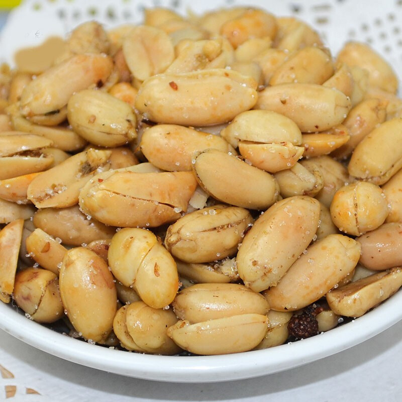 傻二哥小酒花生香辣味18g 休闲零食油炸花生米下酒菜炒货小包装整箱