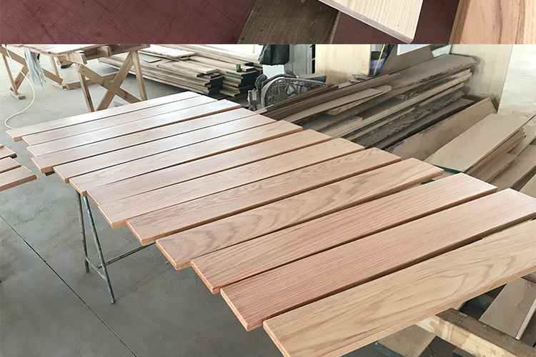 楼梯木踏板 橡木木实木楼梯 板梯踏步板木踏板踏步加工台阶三角板板