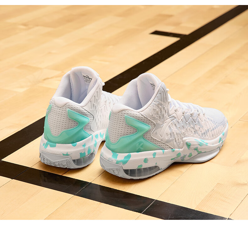 安踏kt3team安踏篮球鞋男汤普森高帮实战靴学生运动鞋耐磨防滑缓震