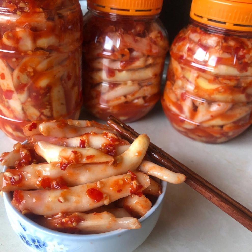 广西武宣特产红糟酸农家纯手工腌制新鲜姜酸荞头刀豆洋姜酸开胃菜荞头