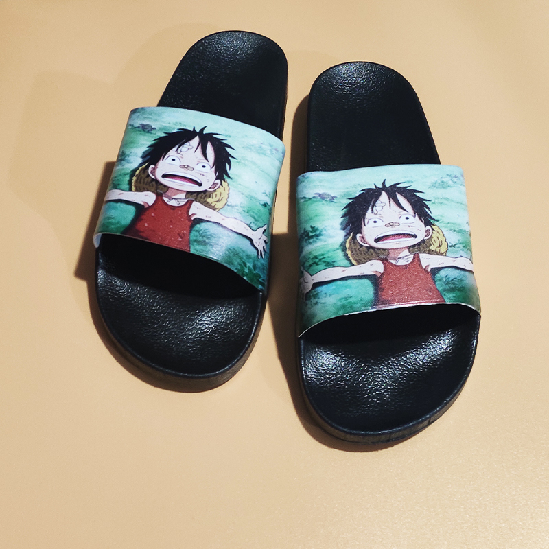海贼王路飞拖鞋男夏室内家用洗澡火影水墨外穿软底个性新款新款路飞45