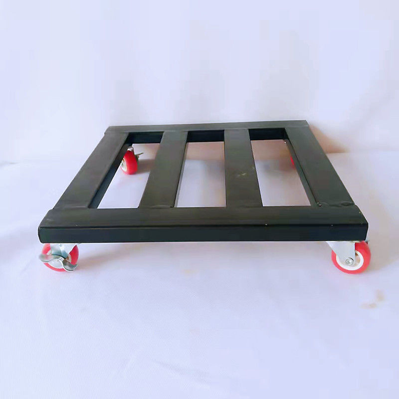 滑轮托底加厚金属移动花盆托盘万向轮底座圆形带轮花架底盘花盆托盘