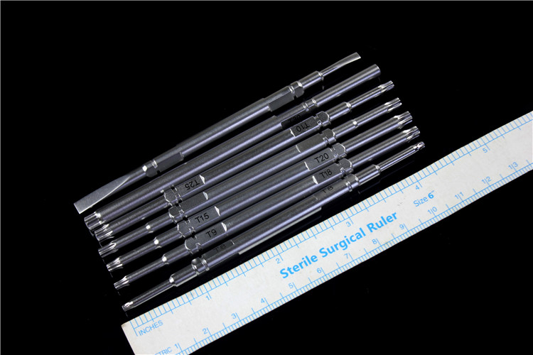 骨科手术器械医用取钉起子8件套多功能套装星批医用梅花起子全套螺丝