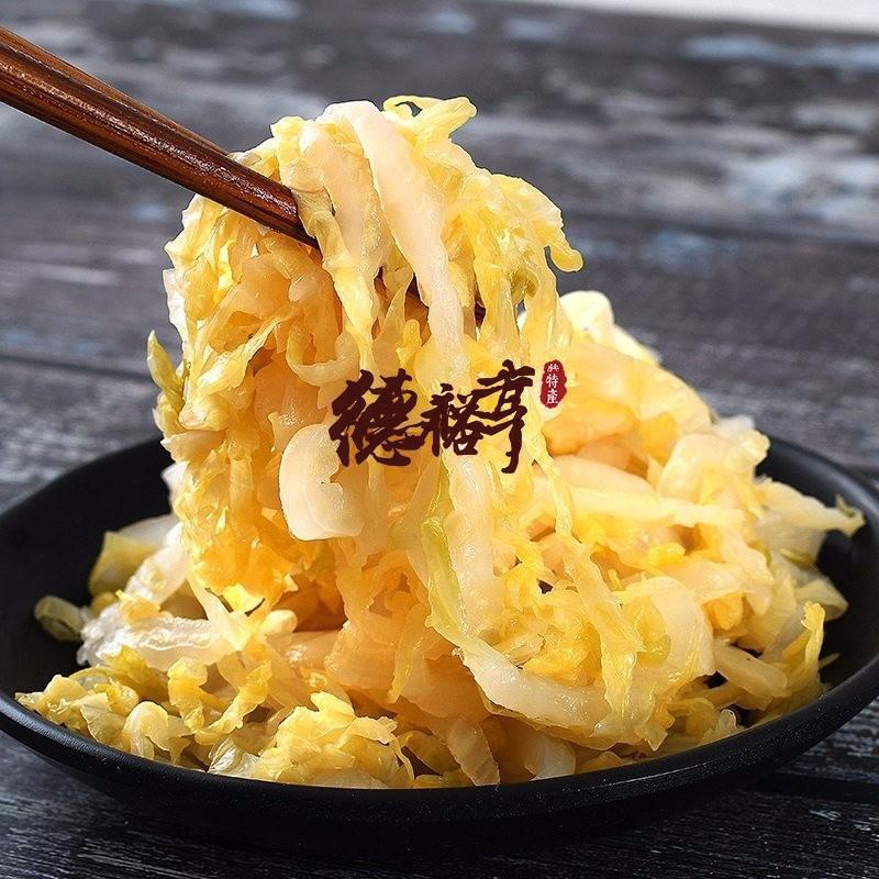 朱老六酸菜东北特产大白菜大缸腌制酸菜丝酸菜500g袋5袋
