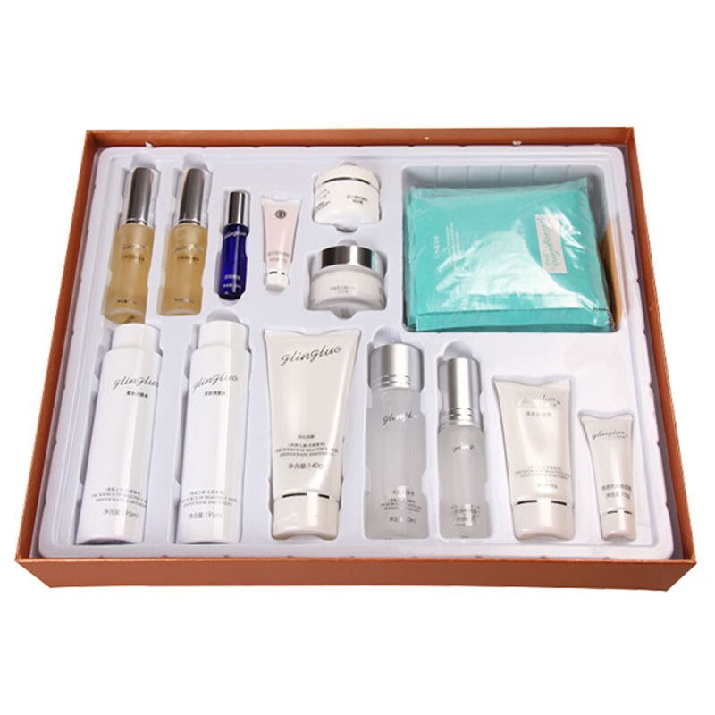 葛林若罗丽芬美容院实体化妆品套盒护肤品专柜刮码旅行套新款8件套