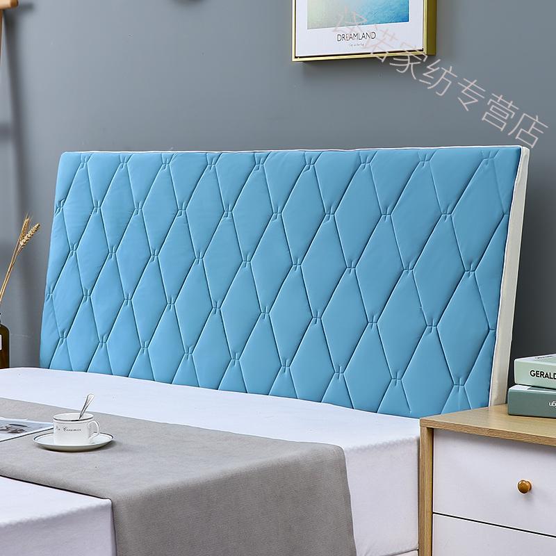 床头靠垫 落地式床头软包靠背靠垫床头软包靠背科技布 双面荷兰绒 绿