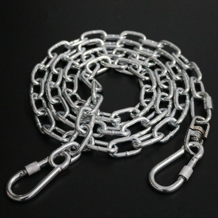 狗链子大型犬中型犬小型犬狗牵引绳马犬金毛防咬链铁狗项圈拴狗链 链