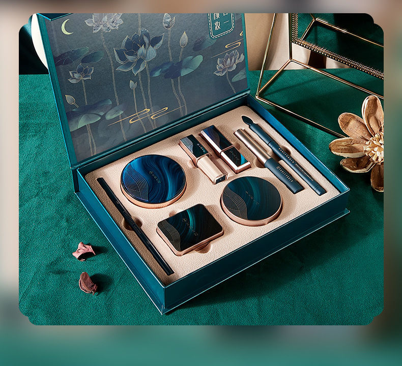 七夕情人节生日礼物送女朋友化妆品全套口红遮瑕彩妆套装初学者银杏