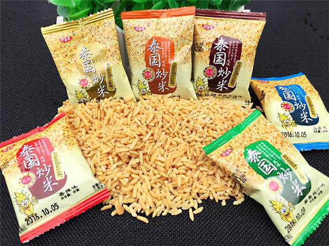 泰国炒米2斤5斤独立小包好吃的膨化零食特产办公室休闲小吃蟹黄味3斤
