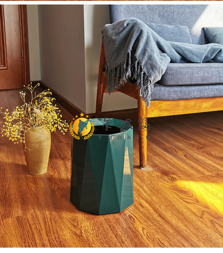 垃圾桶家用客厅卧室可爱少女现代轻奢简约北欧风ins酒店商用boussac银
