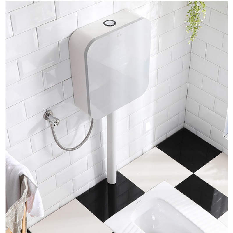 骆驼水箱浴室卫生间蹲坑蹲便器冲水箱大便器节能水箱纯白 l008水箱