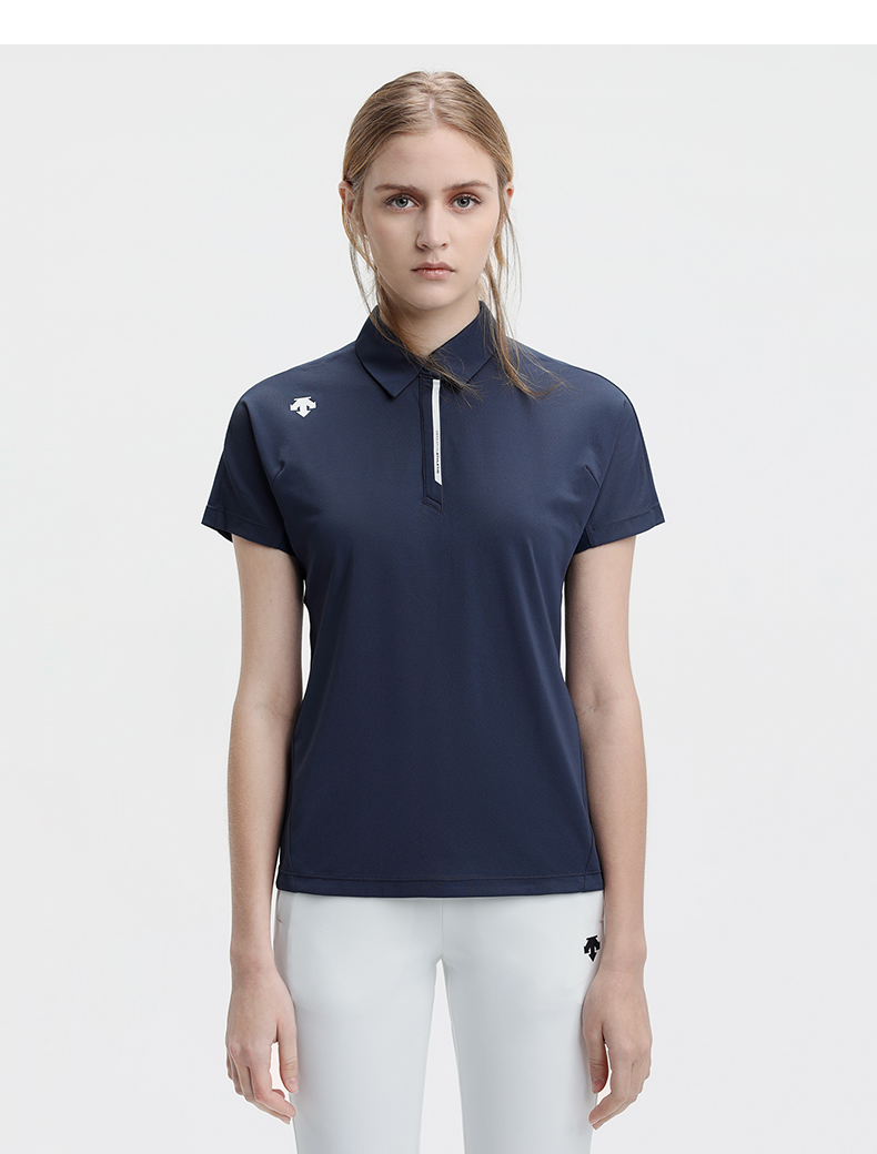 descente迪桑特 womens line女子短袖polo衫 d1232tps3