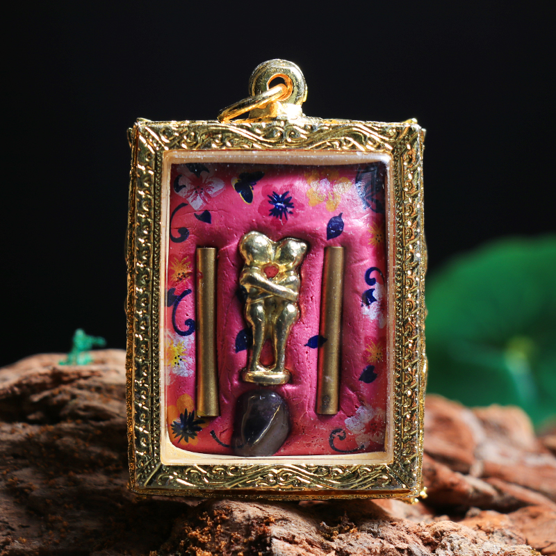 【提伯斯】泰国佛牌古巴丙九尾狐仙魅力人缘鎏金壳正牌吊坠七夕情人节