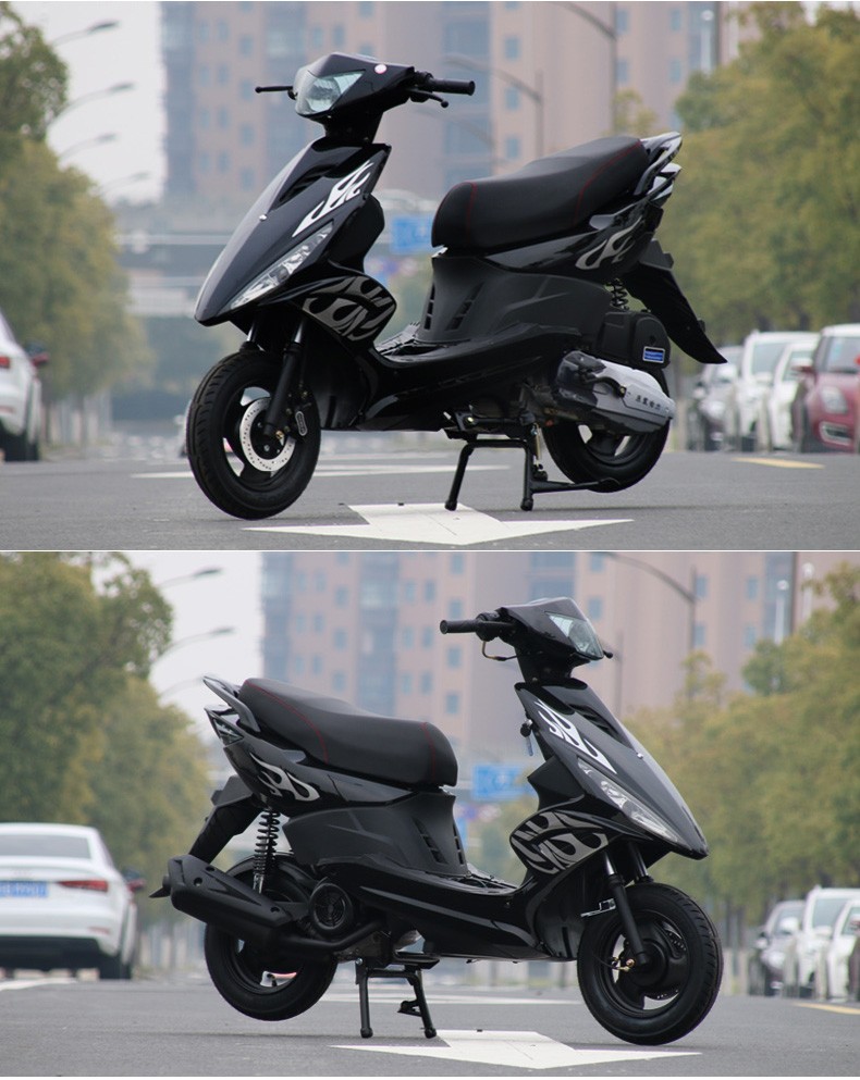 国四电喷鬼火战速摩托车rsz125cc踏板摩托车一代代助力车街车跑车zr