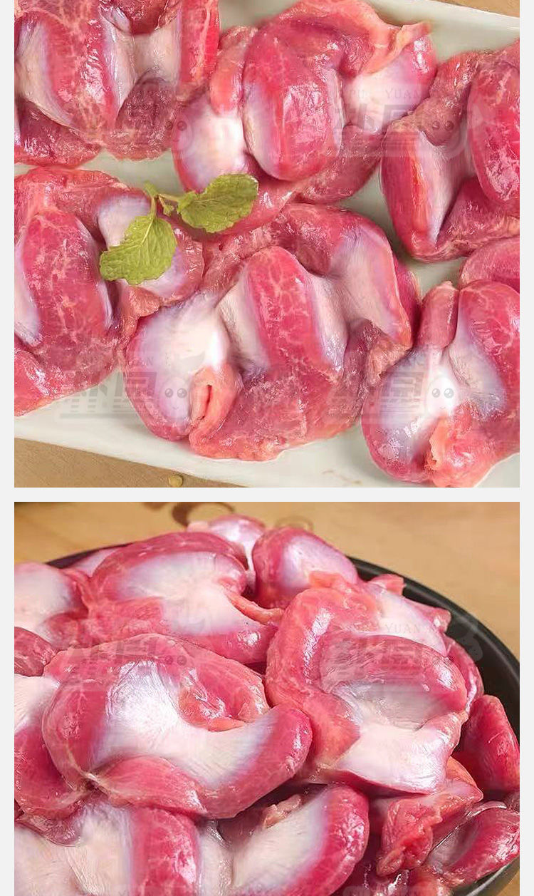 顺丰朴园新鲜鸽子胗210斤鸽肝鸽心鸽子内脏烧烤火锅串串鸽子胗2斤装