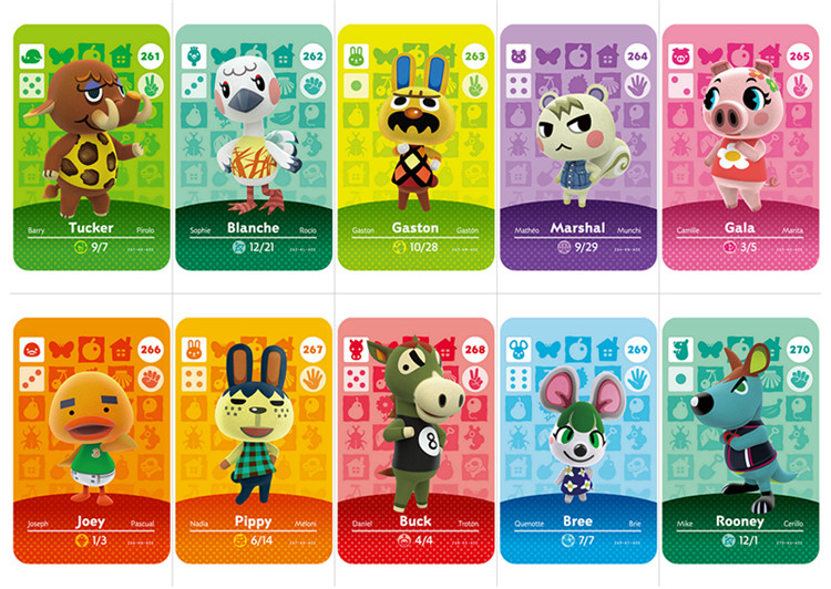 动物之森amiibo卡动物森友会房车卡杰克小润村民动森amibo彩卡单张