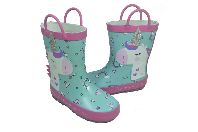 靴子女孩女童雨鞋儿童水鞋女孩子防滑靴子宝宝幼儿中童小马宝莉可爱