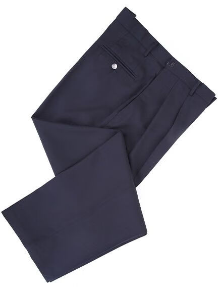 男女薄款加厚可调节腰围制服单裤西裤正装警辅黑色夏裤16578男款120斤