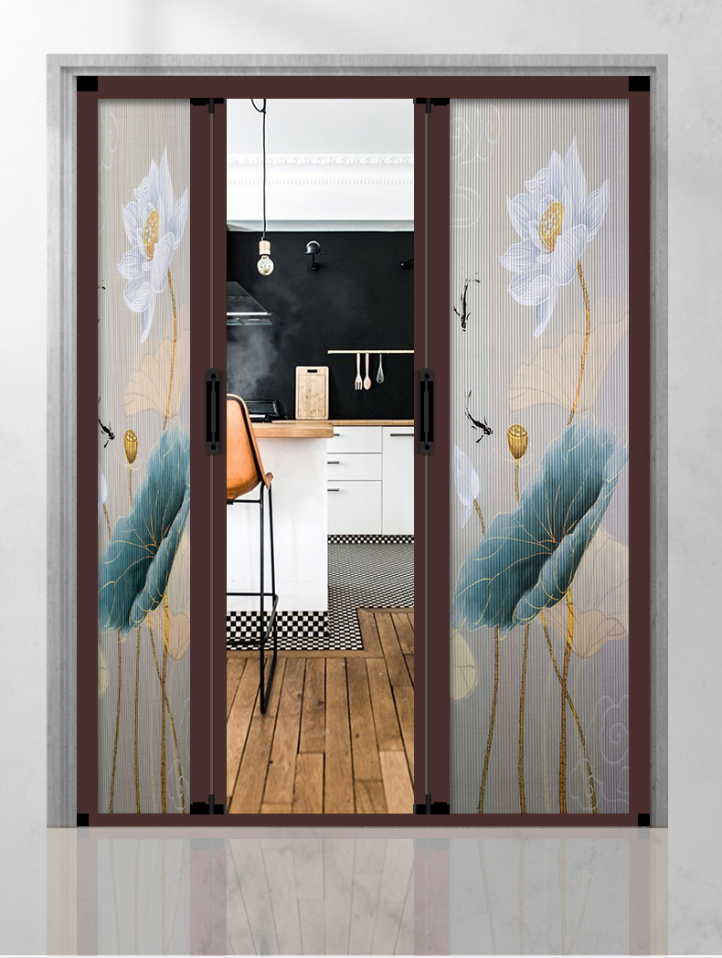 【好物推荐】楼梯口隐形推拉门 蜂巢帘折叠隔断移门浴室卧室内卫生间