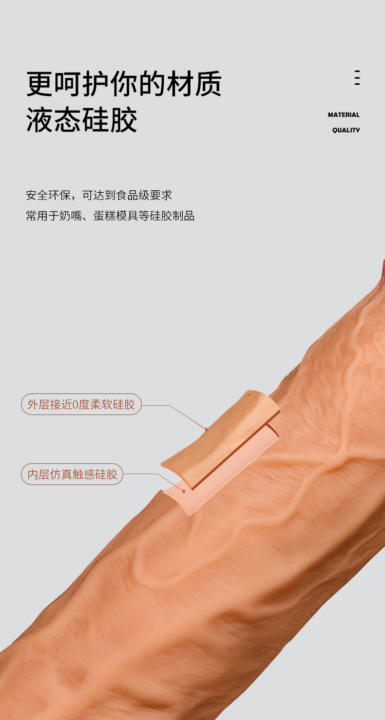 仿真阳器逼真超软大号种马男生殖阳器女性私处直插仿