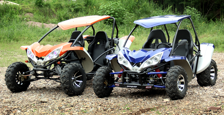 汽油双人卡丁车全地形四轮双座山地越野沙滩车户外摩托车电动机车套餐