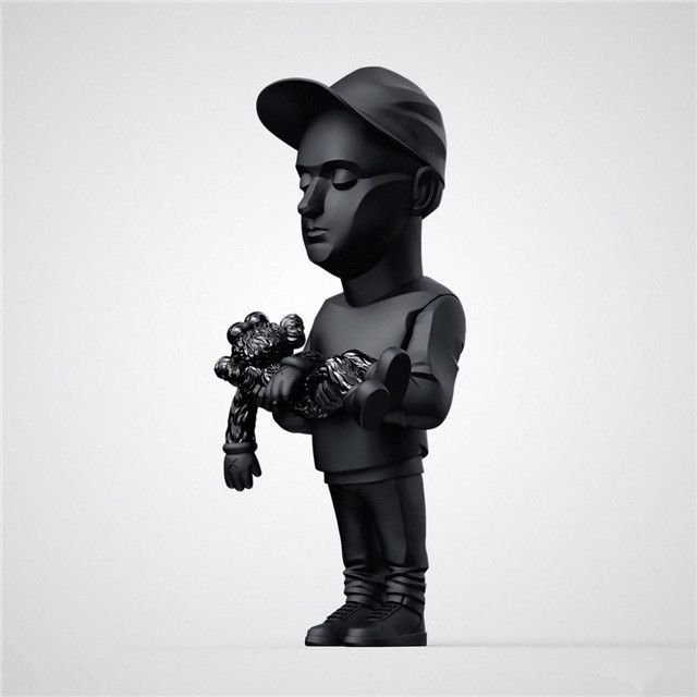 mandkaws潮牌太阳花村上隆ow主理人物雕塑潮流人偶摆件公仔ambush高约