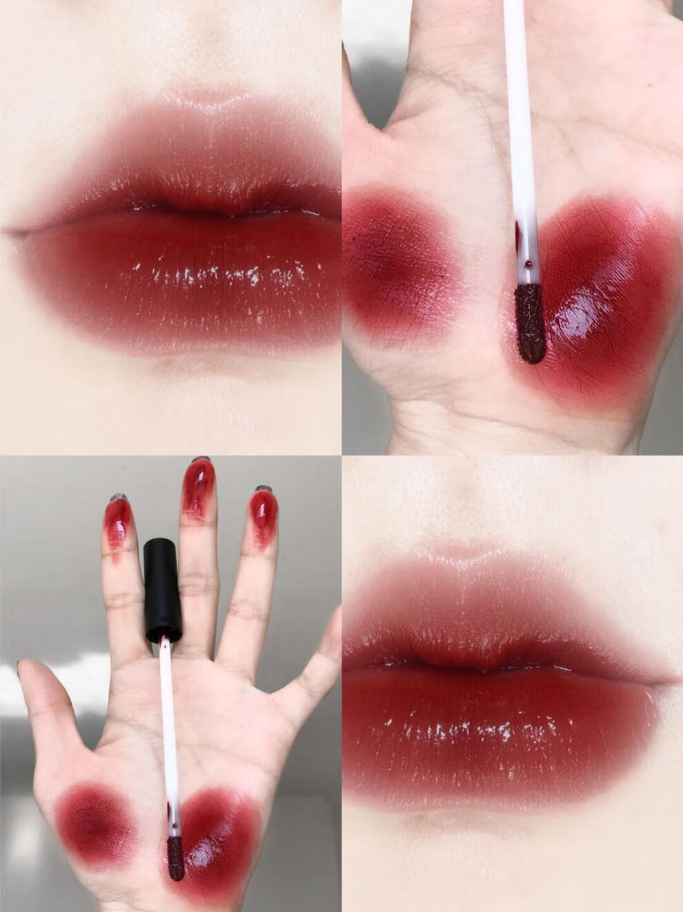 情人节礼物珂拉琪colorkey小黑镜空气唇釉联名口红奶茶色605卡拉奇