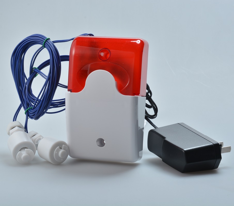 缺水满水声光报警器水位高低浮球探测器漏水溢水高分贝感应装置缺水